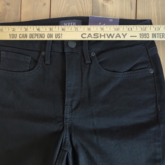 NYDJ Ami Skinny Black Jeans NWT - Picture 6 of 11